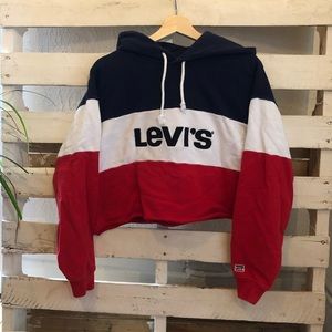 Levi’s cropped & oversized hoodie